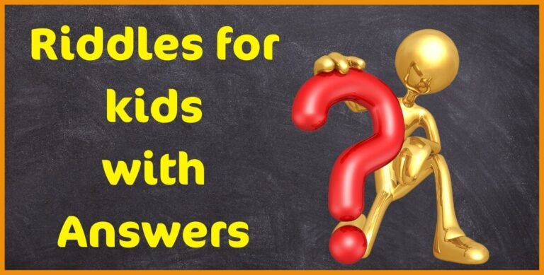 Riddles for kids with answers